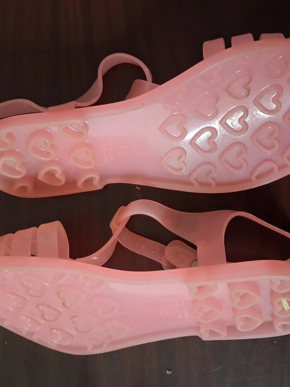 Old Navy Pink Jelly Girls' Strappy Sandals